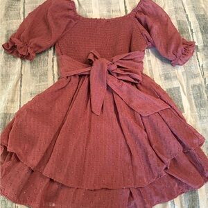 Girls Chiffon Dress Size 10